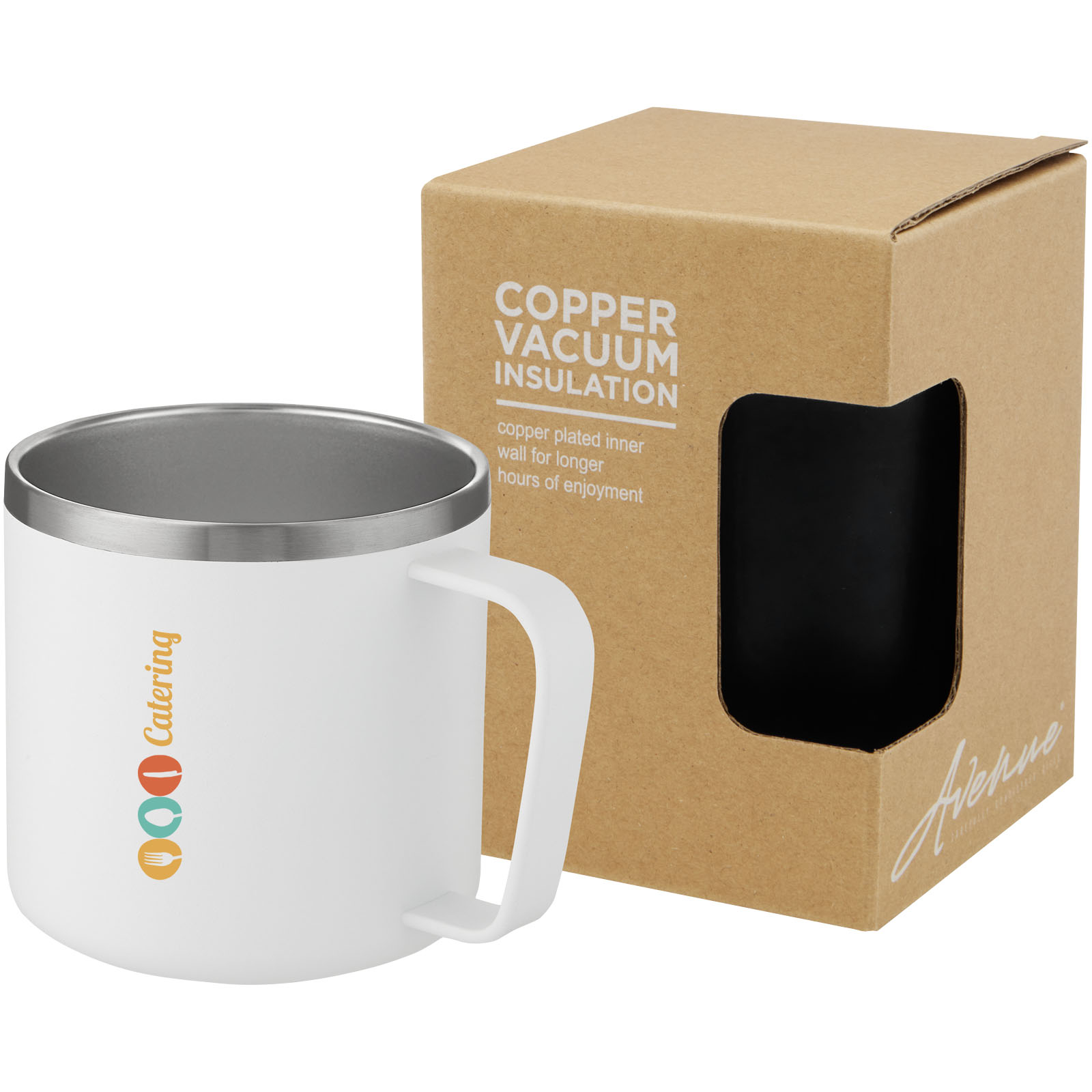 Mug isotherme Nordre 350 ml avec couche de cuivre