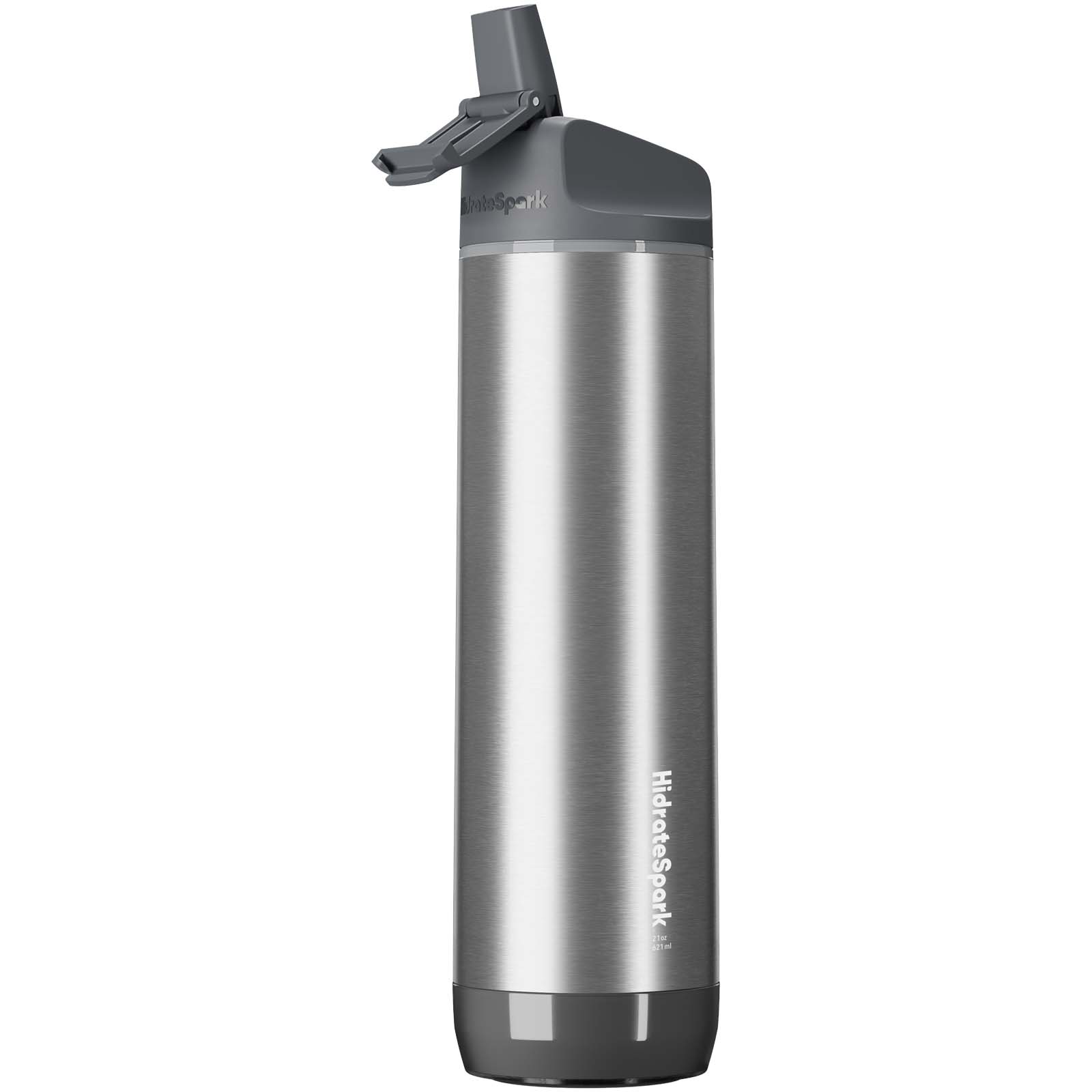 Bouteille d'eau intelligente HidrateSpark® PRO en acier inoxydable et isolation par le vide de 620 ml