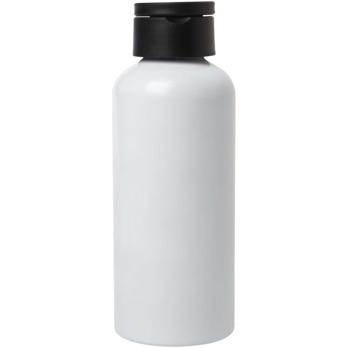 Bouteille d’eau Trinity de 600 ml en aluminium recyclé certifié RCS et couvercle en rPET