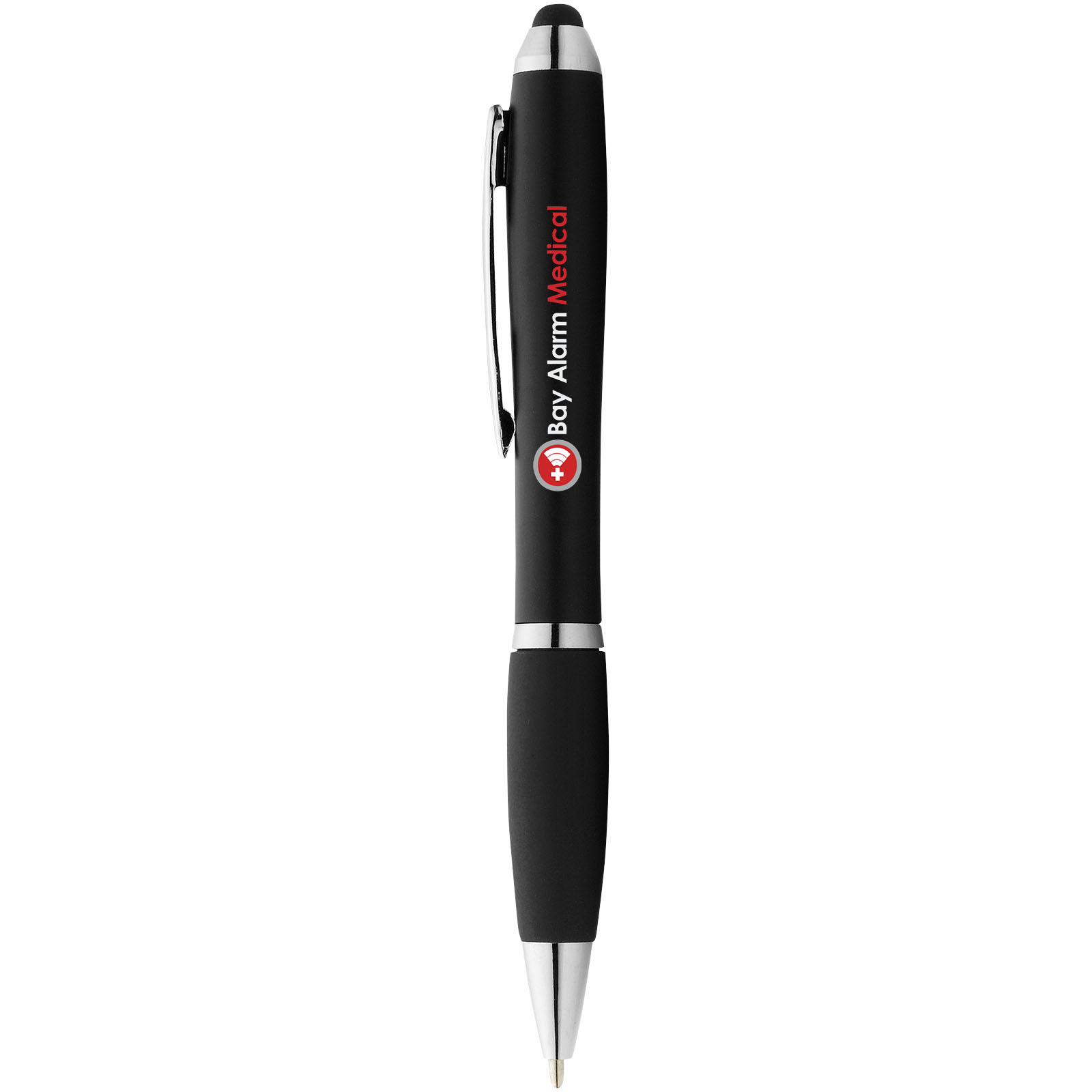 Stylo stylet coloré avec grip noir Nash (encre bleue)