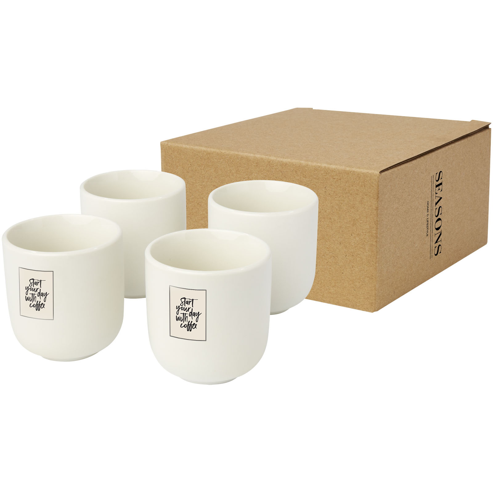 Tasse à espresso Male de 90 ml à 4 pièces