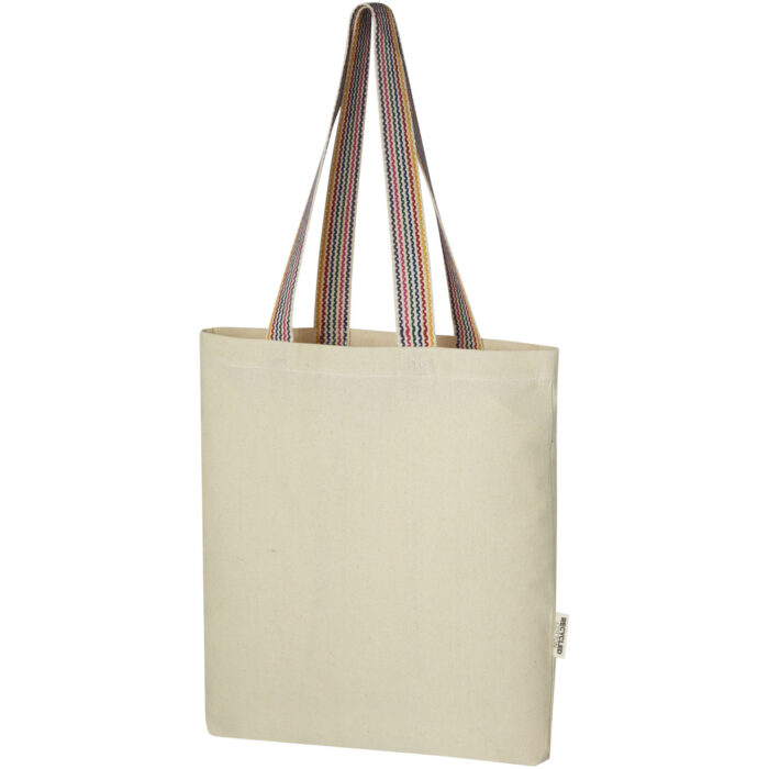 Sac shopping Rainbow de 5 l en coton recyclé 180 g/m² – Image 8