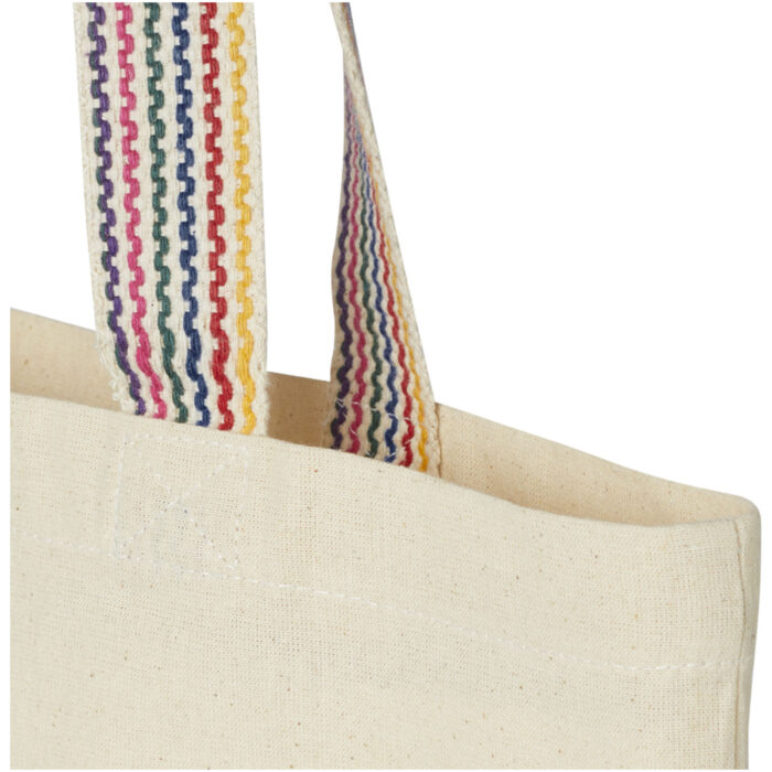 Sac shopping Rainbow de 5 l en coton recyclé 180 g/m² – Image 5