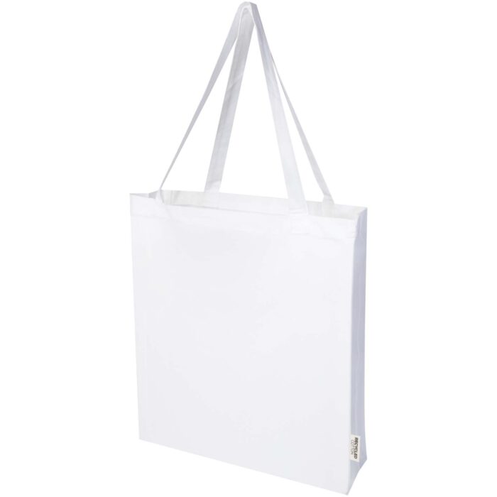 Sac shopping à soufflets Madras en coton recyclé 140 g/m² certifié GRS - Image 7