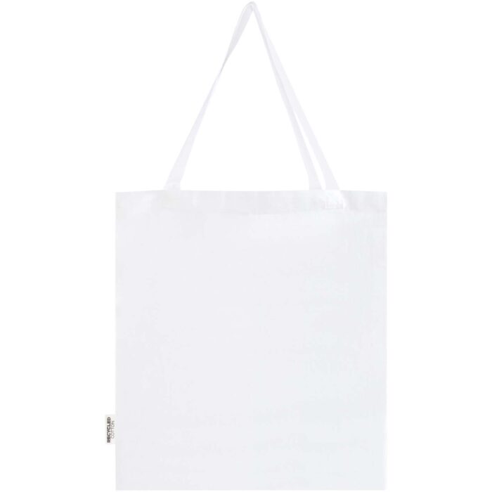 Sac shopping à soufflets Madras en coton recyclé 140 g/m² certifié GRS - Image 3