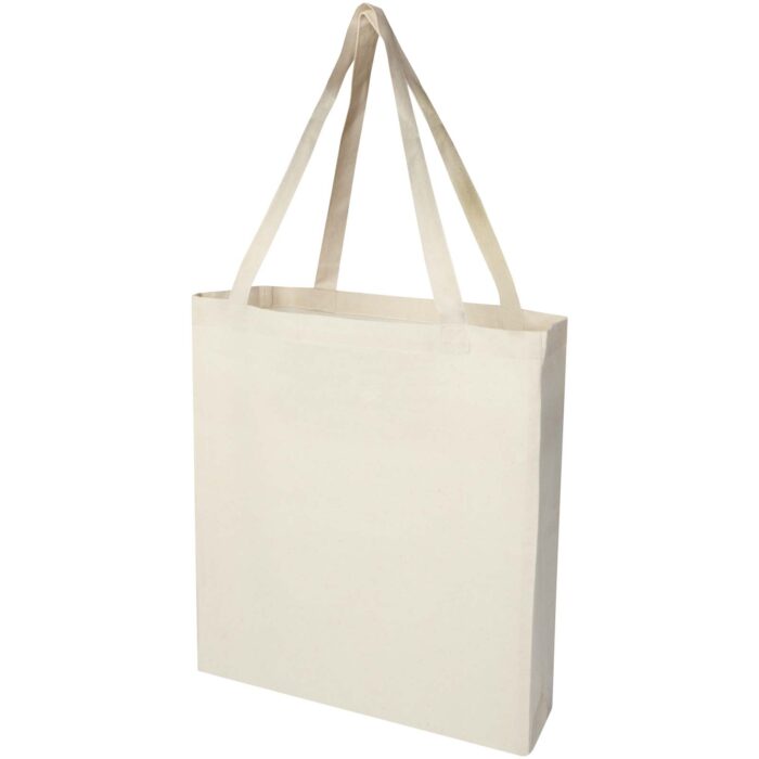 Sac shopping à soufflets Madras en coton recyclé 140 g/m² certifié GRS – Image 8