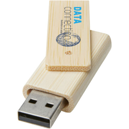 Clé USB Rotate 4 Go en bambou - Image au survol