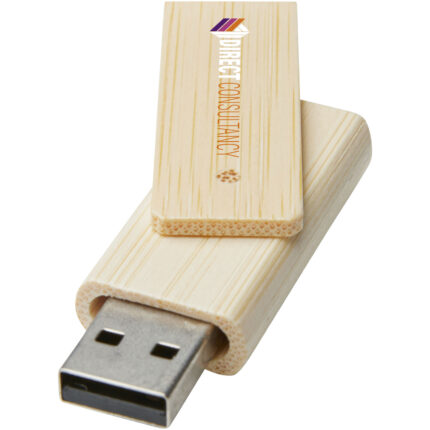 Clé USB Rotate 16 Go en bambou - Image au survol