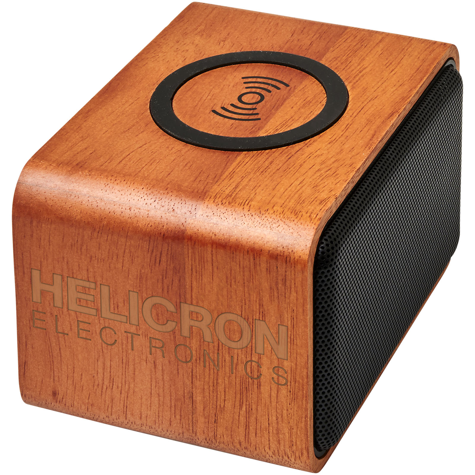 Enceinte Wooden avec chargeur à induction de 3 W