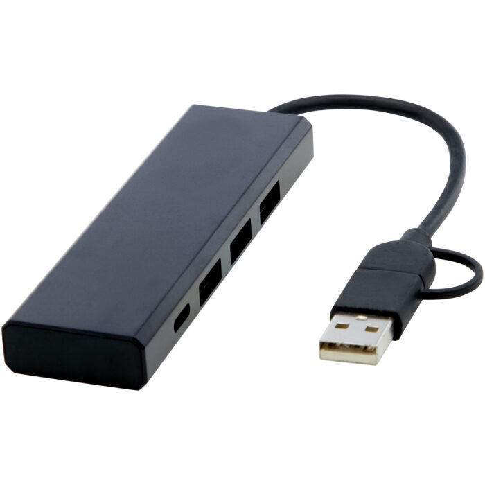 Concentrateur USB 2.0 Rise en aluminium recyclé certifié RCS - Image 9