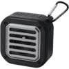 Haut-parleur solaire Bluetooth® Solo de 3 W IPX5 en plastique recyclé certifié RCS avec mousqueton – Image 9