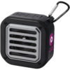 Haut-parleur solaire Bluetooth® Solo de 3 W IPX5 en plastique recyclé certifié RCS avec mousqueton – Image 2