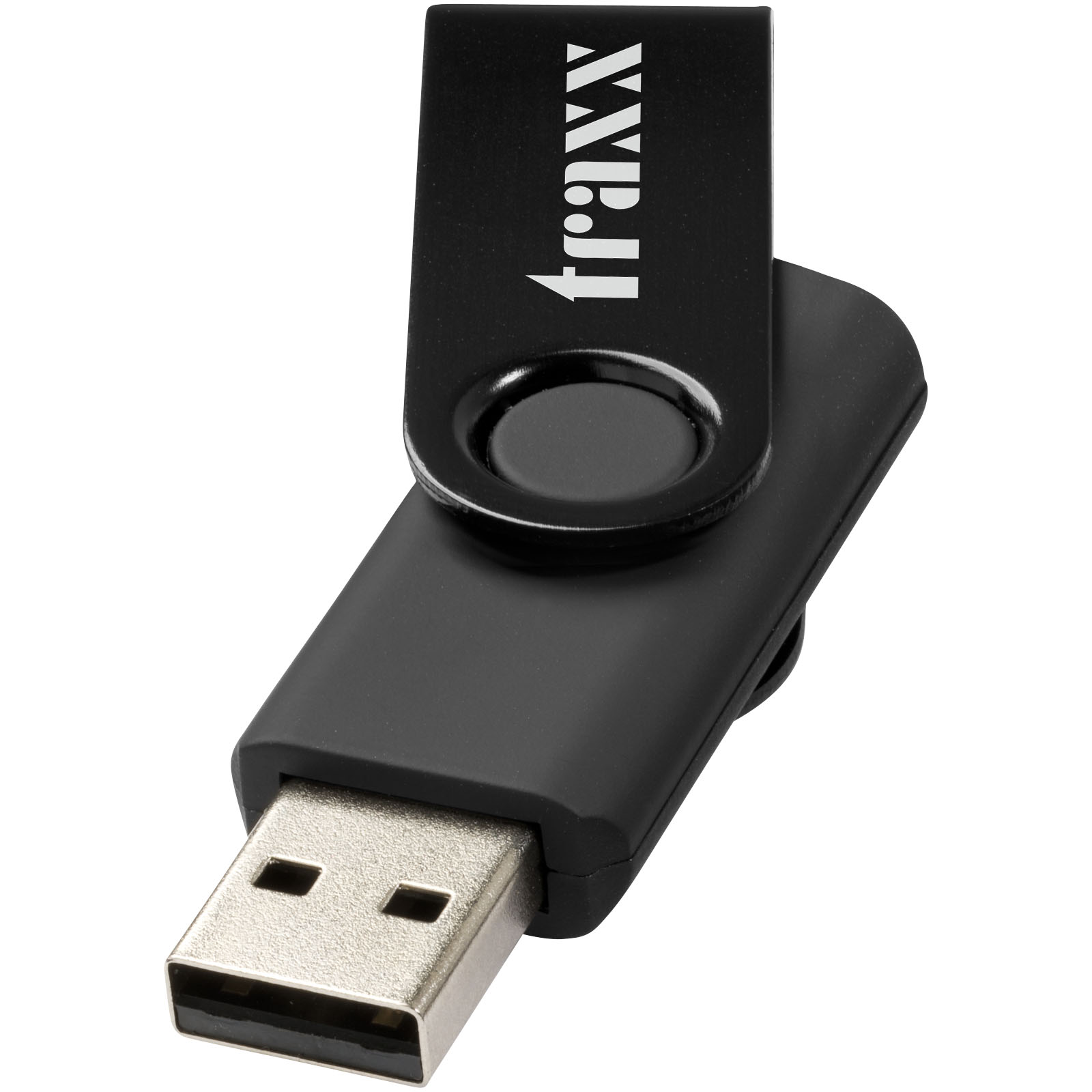 Clé USB rotative métallisée