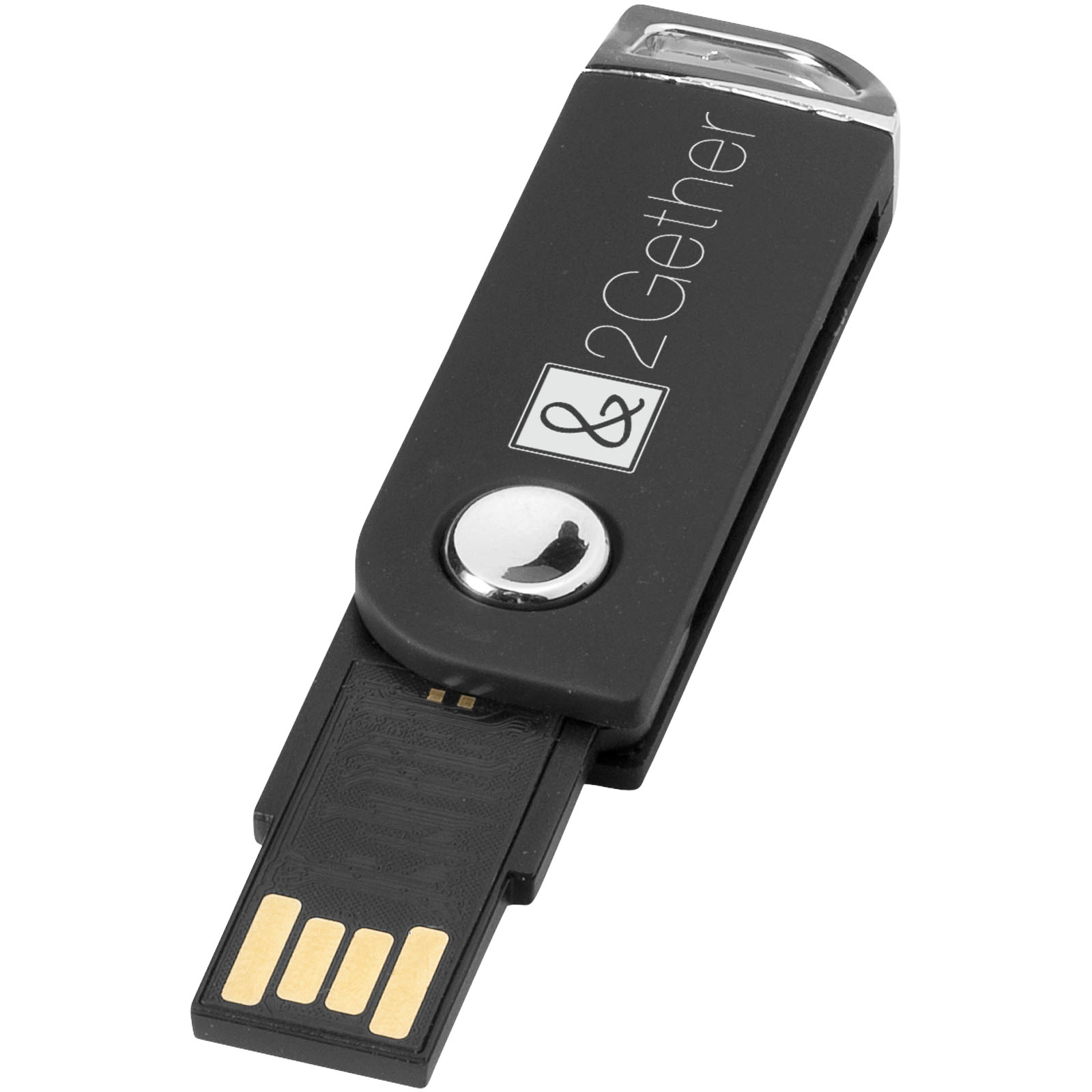 Clé USB pivotante rectangulaire