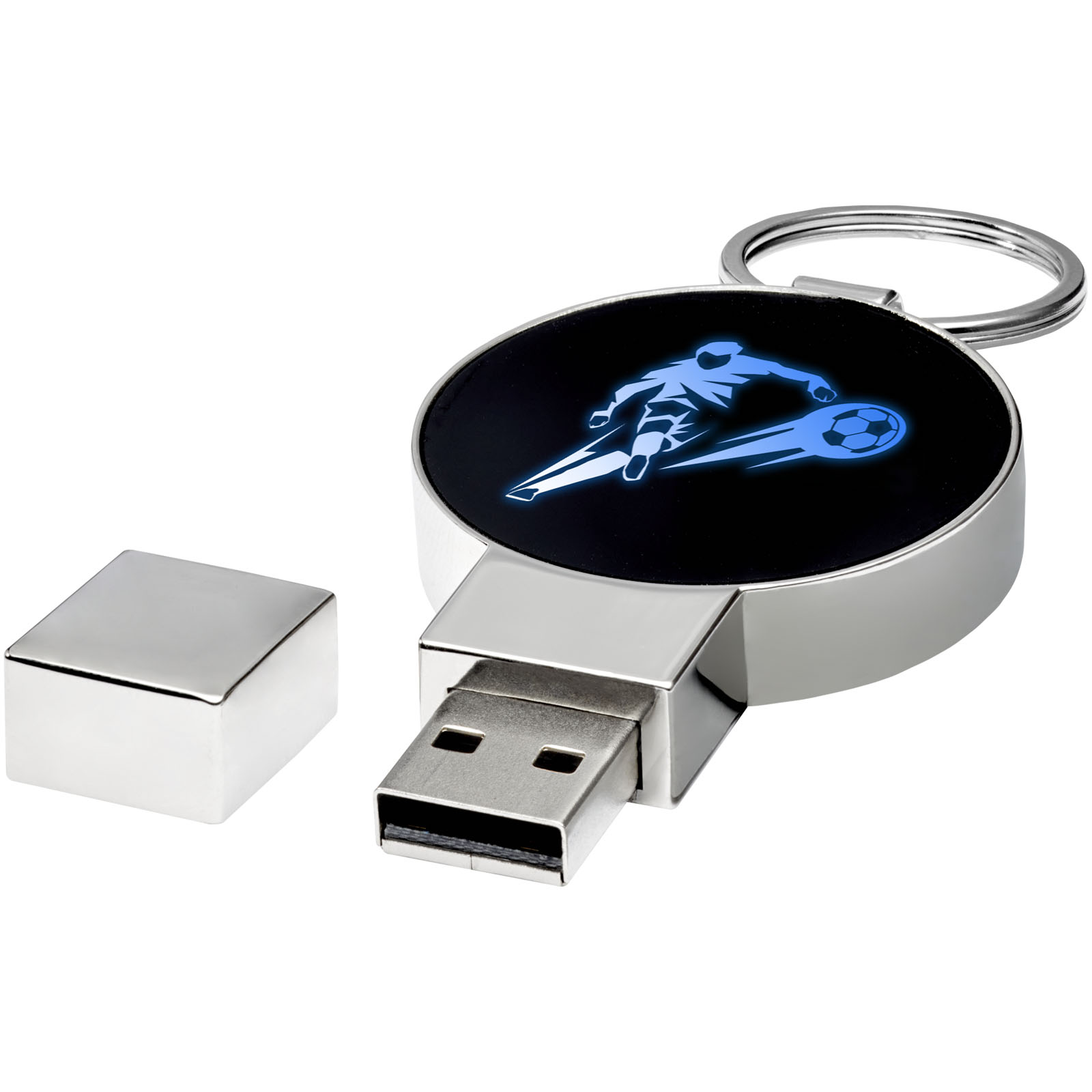 Clé USB lumineuse ronde