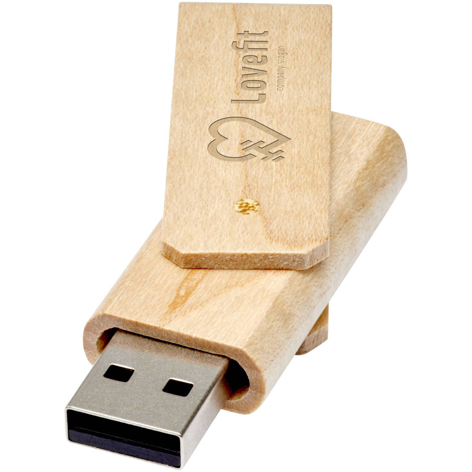 Clé USB Rotate en bois