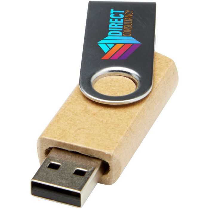 Clé USB 2.0 Rotate en papier recyclé – Image 2