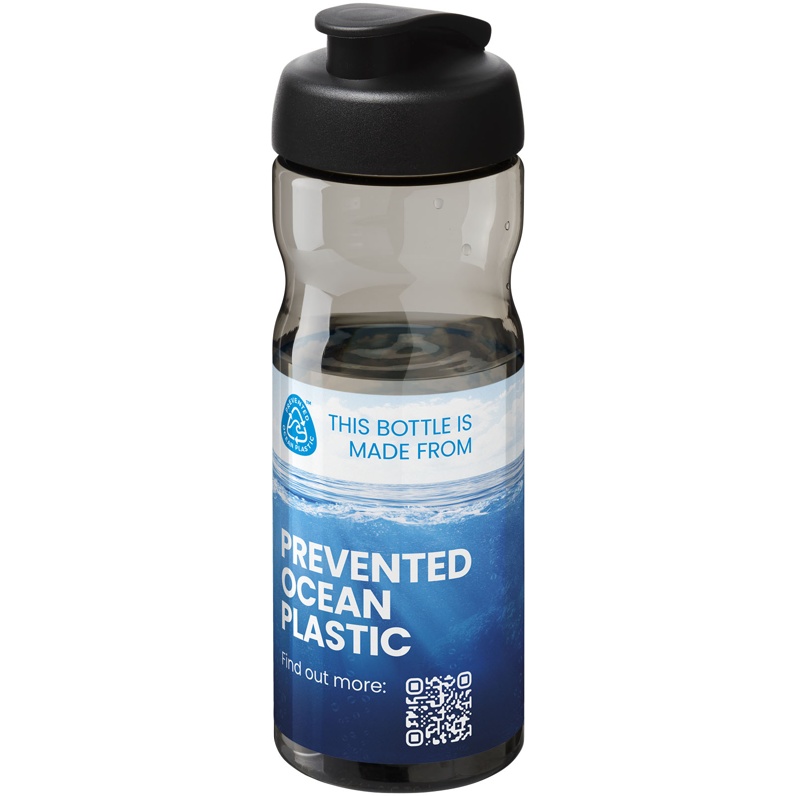 Bouteille de sport H2O Active® Eco Base 650ml avec couvercle à bascule