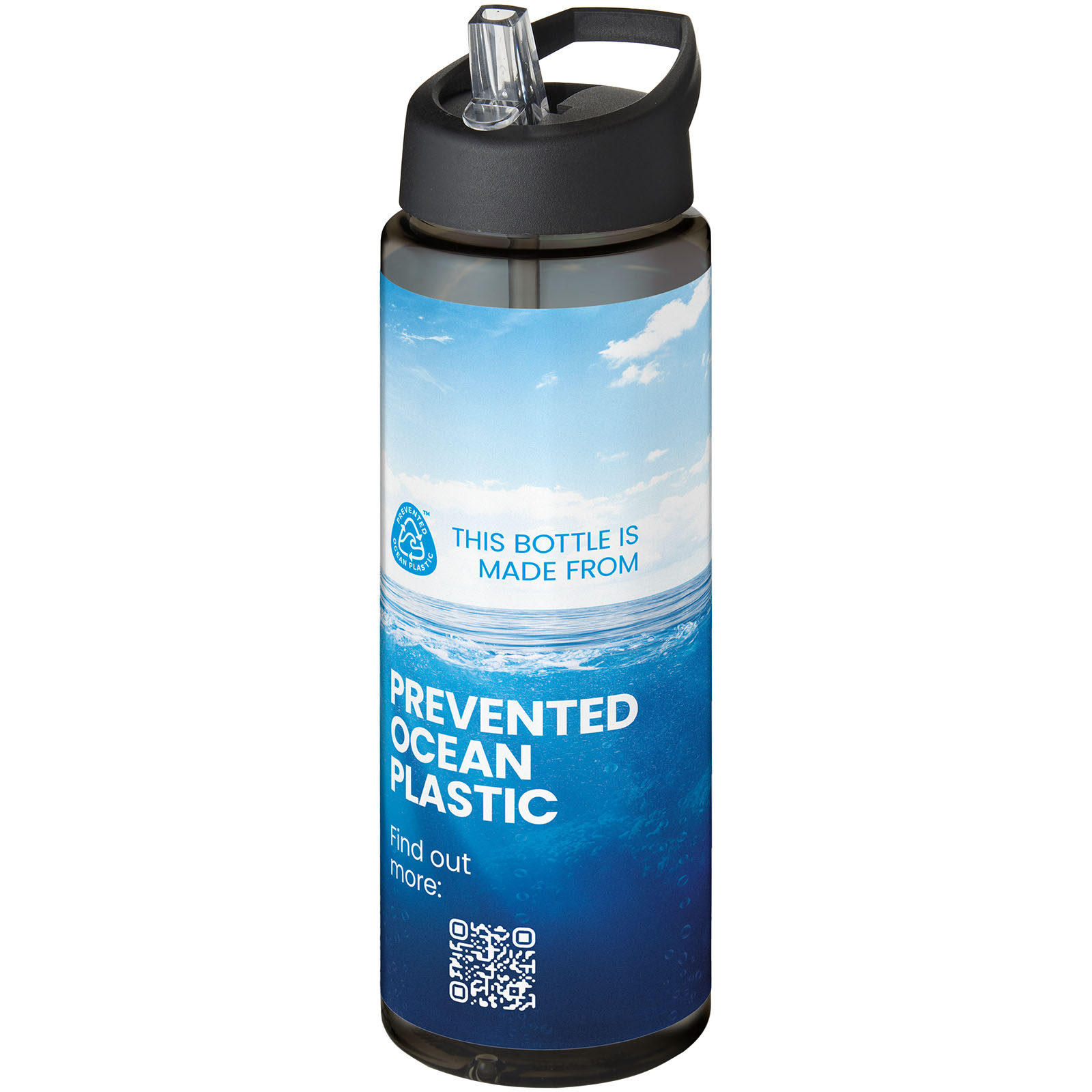 Bouteille de sport H2O Active® Eco Vibe de 850 ml avec couvercle à bec verseur