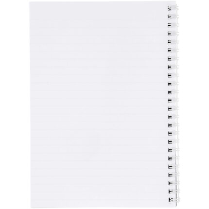 Cahier Desk-Mate® à spirales A5 avec couverture PP - Image au survol