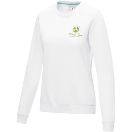 Sweat à col rond Jasper bio recyclé femme - Image au survol