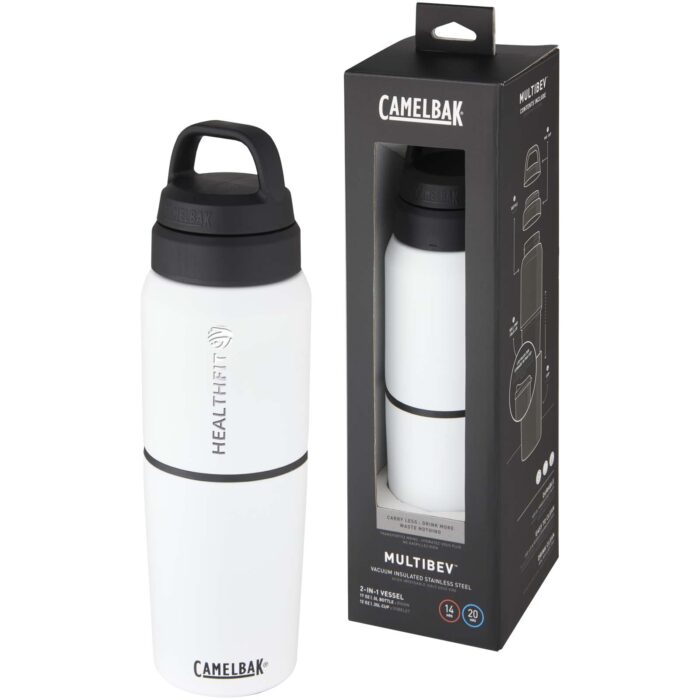 Bouteille MultiBev de 500 ml en acier inoxydable à isolation sous vide et gobelet de 350 ml – Image 3