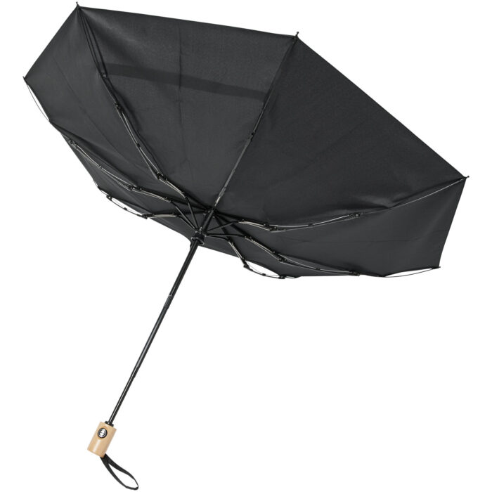 Parapluie en RPET pliable 21" à ouverture/fermeture automatique Bo – Image 5