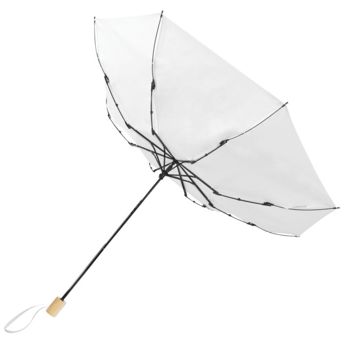 Parapluie 21" pliable windproof en PET recyclé Birgit – Image 3