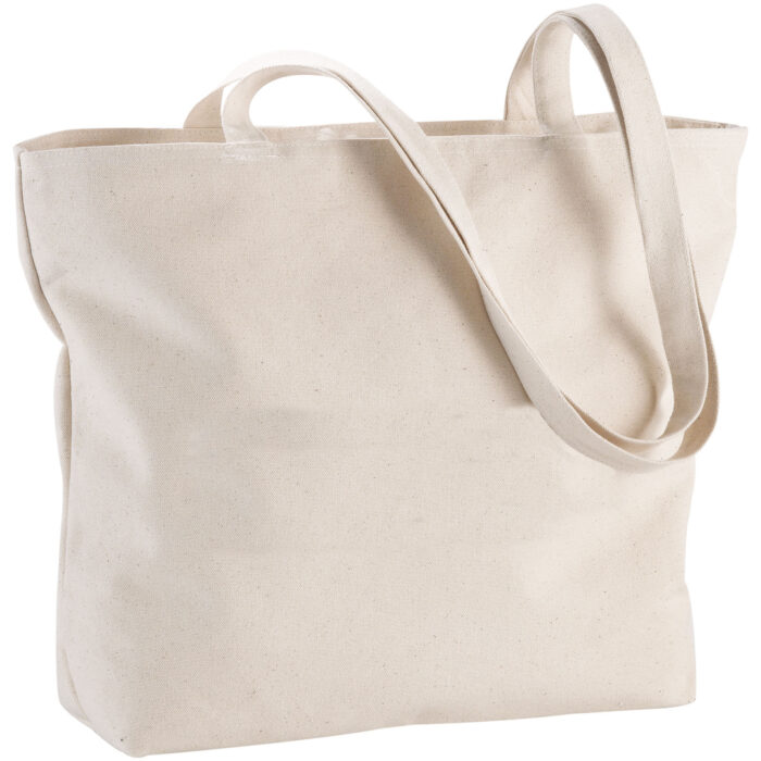 Sac shopping zippé coton 320 g/m² Ningbo 15L – Image 5