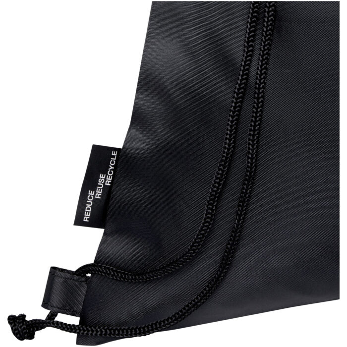 Sac pliable 7 L recyclé avec cordon de serrage Ash – Image 8