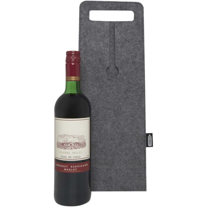 Sac à vin Felta de 75 cl en feutrine recyclée certifié GRS – Image 4