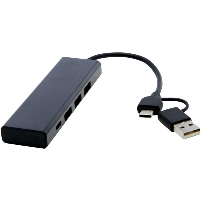 Concentrateur USB 2.0 Rise en aluminium recyclé certifié RCS - Image 7