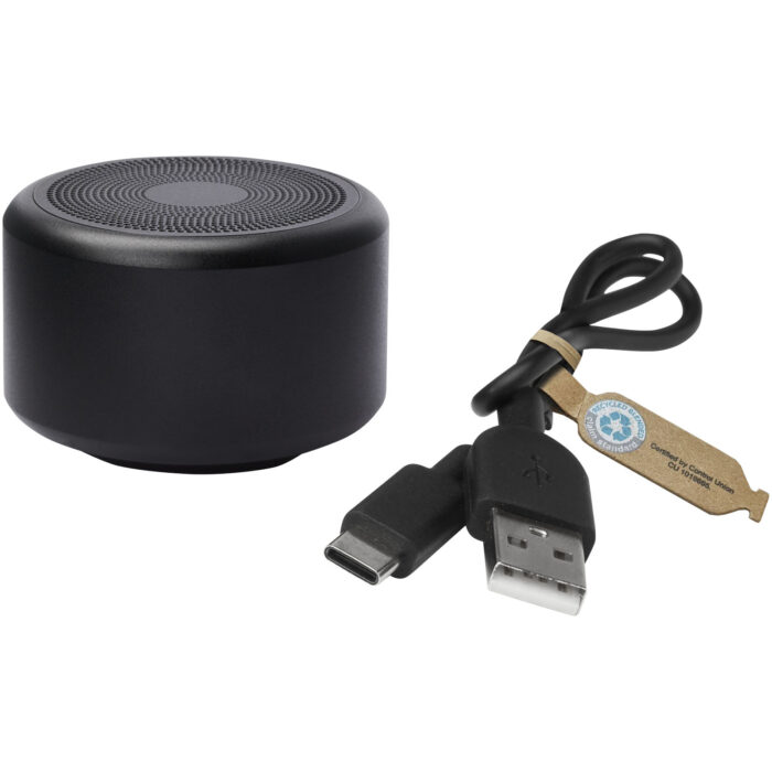 Mini haut-parleur Bluetooth® en aluminium recyclé Rise 3 W RCS – Image 7