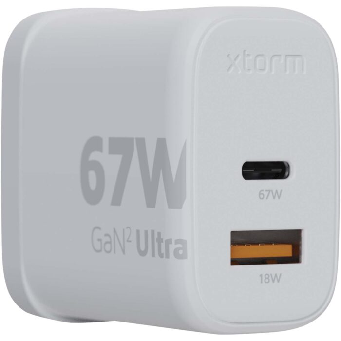 Chargeur mural Xtorm XEC067G GaN² Ultra de 67 W - Prise britannique - Image 5