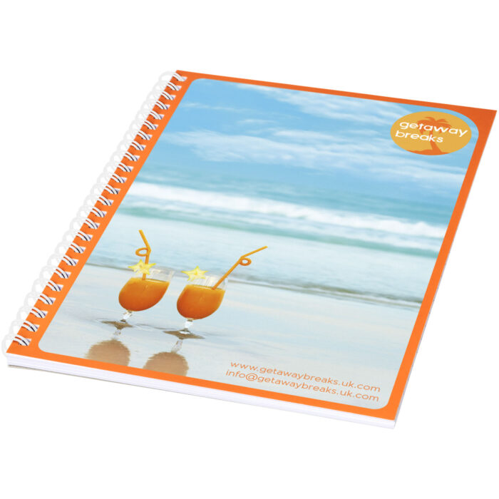 Cahier Desk-Mate® à spirales A5 avec couverture PP – Image 4