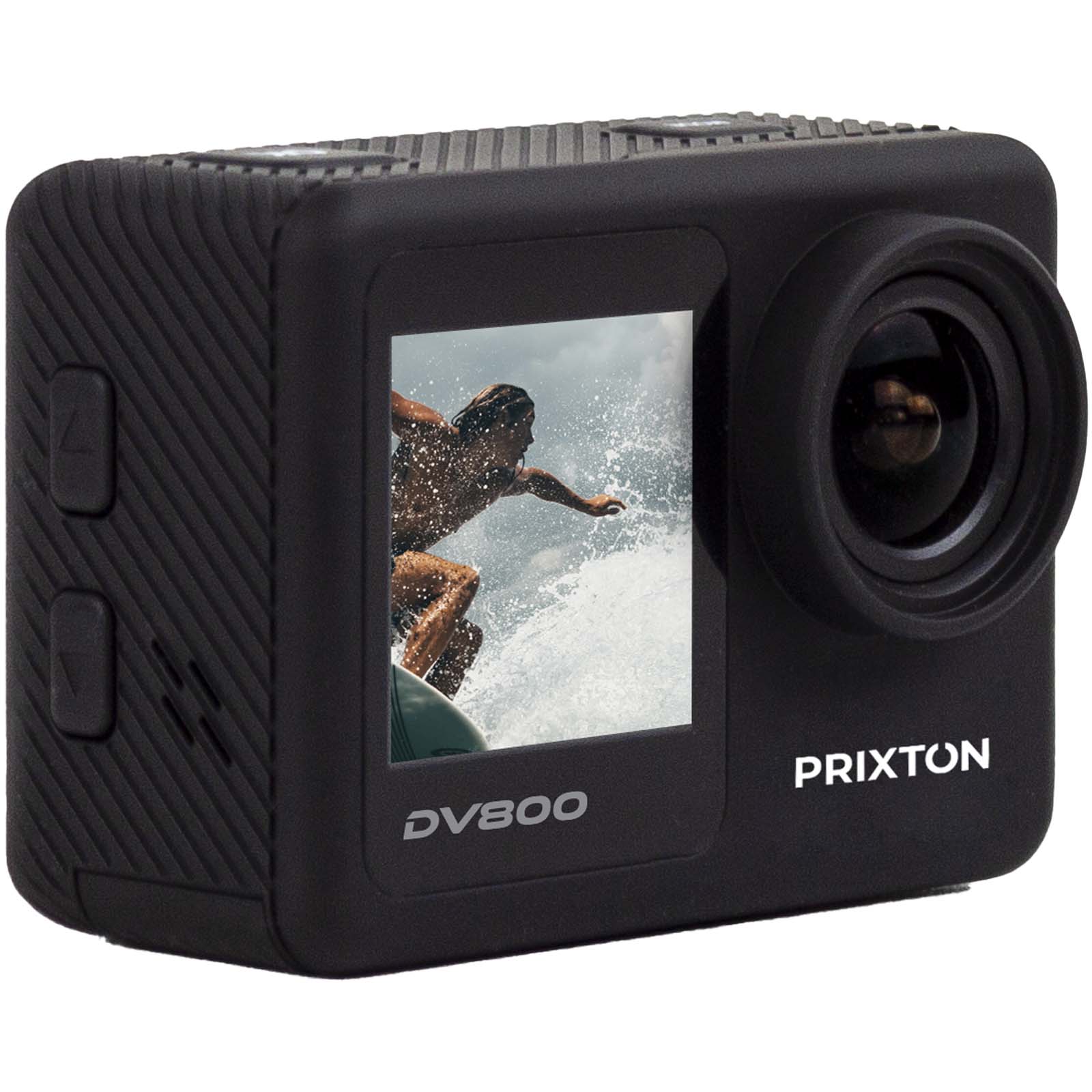 Caméra d’action Prixton DV800 à double écran 5K