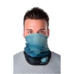 Écharpe multi-usages Lara avec impression par sublimation, couche en polaire et ourlets – Image 8