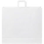 Sac en papier Kraft 90-100 g/m² avec poignées plates, 49,5 x 14 x 44 cm – Image 3
