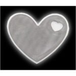 Cœur autocollant réfléchissant S-12 RFX™ – Image 4