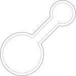 Aimant réfléchissant  rond en TPU M-10 RFX™, grand modèle – Image 3