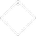 Petite attache réfléchissante en forme de diamant en TPU H-09 RFX™ – Image 4