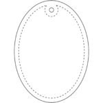 Attache réfléchissante ovale en TPU H-12 RFX™ – Image 4