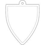 Attache réfléchissante en PVC en forme de badge H-12 RFX™ – Image 4
