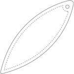 Attache réfléchissante en PVC en forme d'ellipse H-12 RFX™ – Image 4