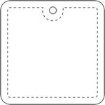 Attache réfléchissante carrée en PVC H-20 RFX™ – Image 4