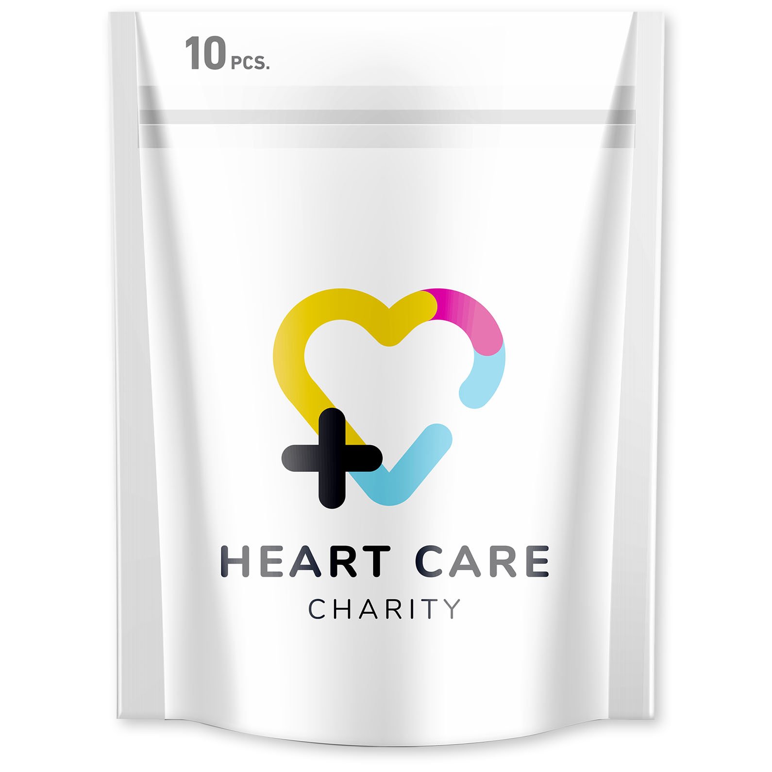 1Z275011-1 10 pansements avec pochette en papier imprimé en couleur – Image 1