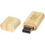 Clé USB 3.0 en bambou avec porte-clés – Image 3