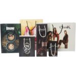 Sac en papier 170 g/m2 intégra fait à la main avec poignées torsadées en plastique, 9,5 x 4 x 17 cm – Image 5