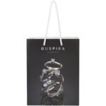 Sac en papier 170 g/m2 intégra fait à la main avec poignées torsadées en plastique, 18 x 9 x 23 cm – Image 2