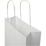 Sac en papier Kraft 120 g/m2 avec poignées torsadées, 24 x 9 x 32 cm – Image 6